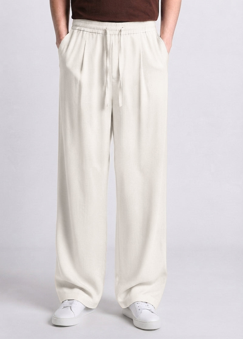 OFF WHITE BAGGY WIDE LEG